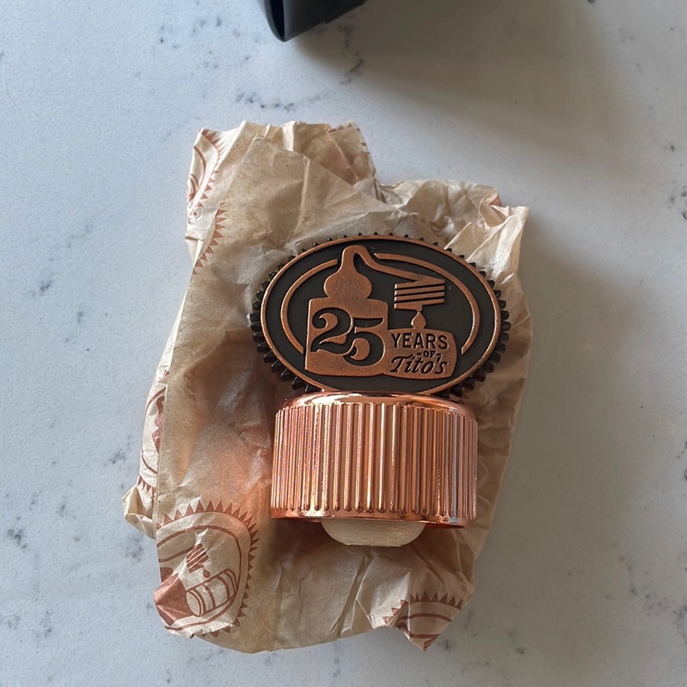 Tito’s bottle stopper